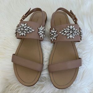 BCBG Geberation Crystal Jeweled Sandal Brinah